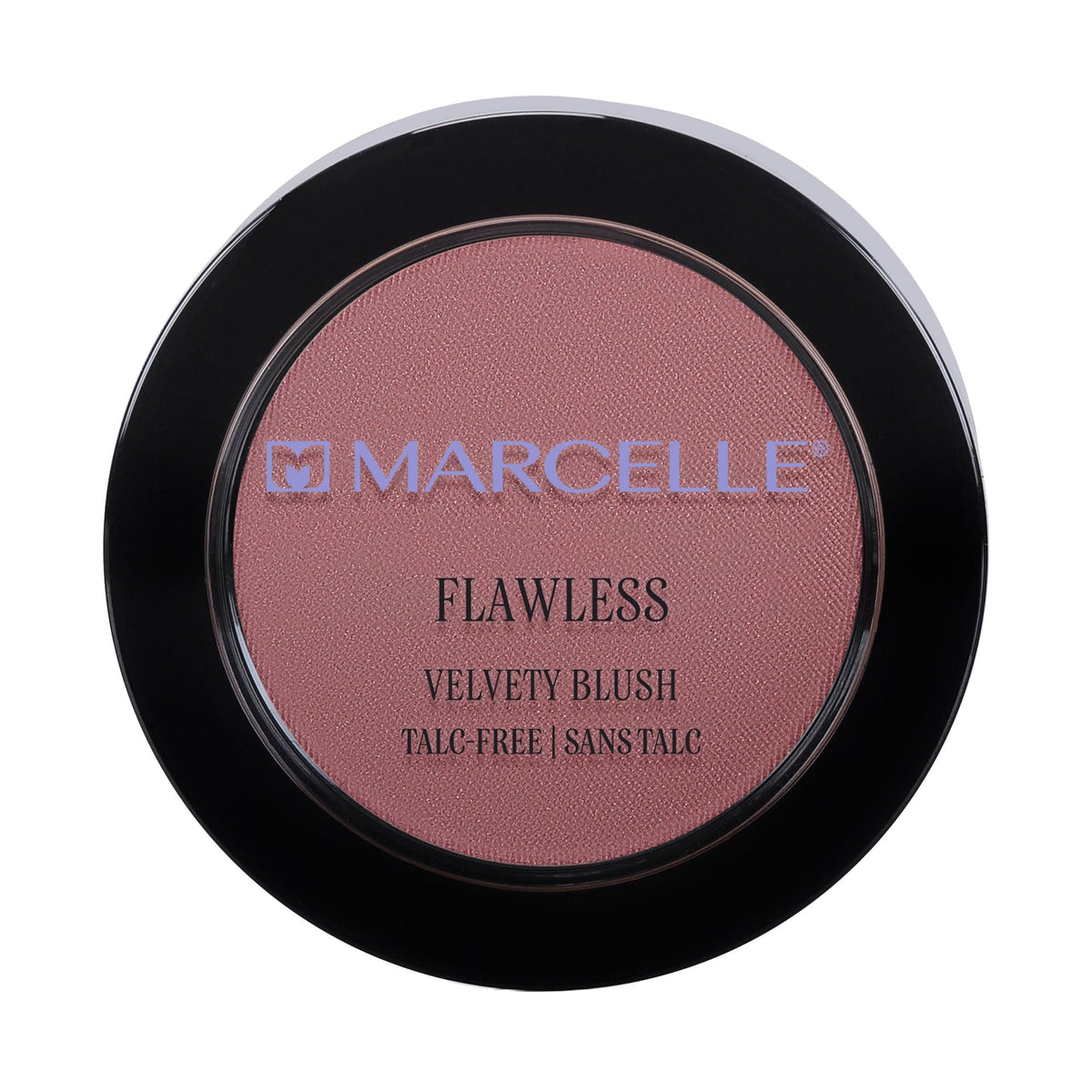 Marcelle Flawless Velvety Blush, Berries, Talc-Free, Natural Healthy Glow, Smooth, Velvety Texture, Hypoallergenic, Fragrance-Free, Cruelty-Free, Paraben-Free, 3 g