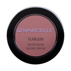 Marcelle Flawless Velvety Blush, Berries, Talc-Free, Natural Healthy Glow, Smooth, Velvety Texture, Hypoallergenic, Fragrance-Free, Cruelty-Free, Paraben-Free, 3 g