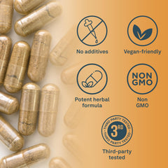 Organika Rhodiola 100mg 6:1 Extract- 3% Rosavins, 1% Salidroside- Adaptogen, Cognition Support, Mental Focus in Response to Stress- 60vcaps