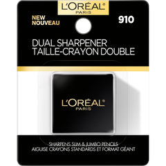 L’Oréal Paris Dual sharpener eyeliner, black, 1 count