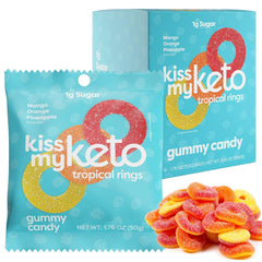 Kiss My Keto Gummies - Low Carb Candy Gummy 6x50g