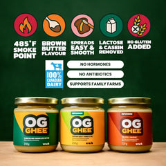 OG GHEE - Clarified & Caramelized Butter 420g