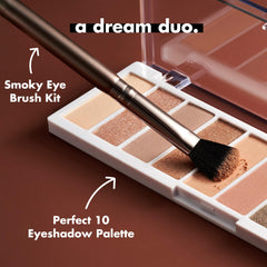 e.l.f. Perfect 10 Eyeshadow Palette, Ten Ultra-pigmented Shimmer & Matte Shades, Vegan & Cruelty-Free, Keep It Ethereal