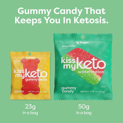 Kiss My Keto Gummies - Low Carb Candy Gummy 6x50g