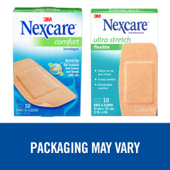 Nexcare™ Ultra Stretch Bandages CS103-CA, Knee & Elbow, 10/Pack