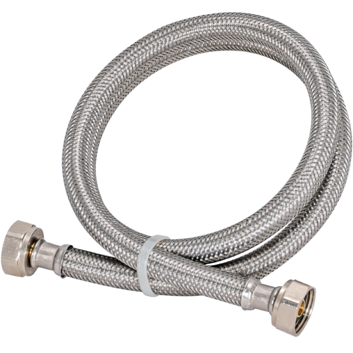 Eastman 48021 48-Inch Length Flexible Faucet Connector, Braided Stainless Steel Supply Hose Line, 1/2-inch FIP x 1/2-inch FIP