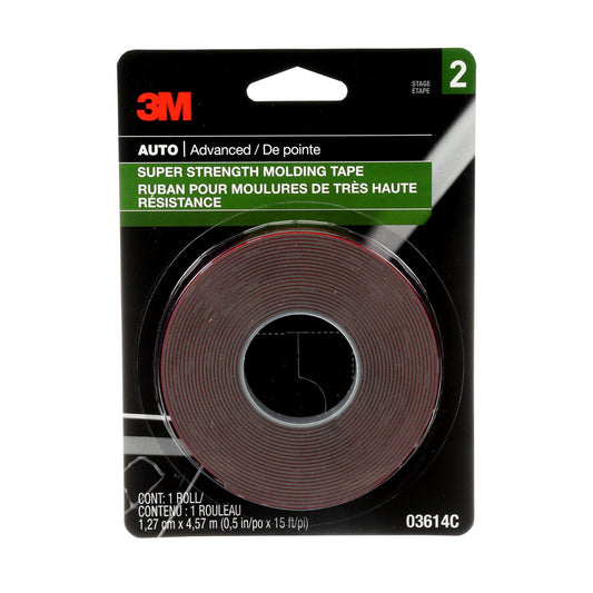 3M 03614 Scotch-Mount 1/2" x 15' Molding Tape