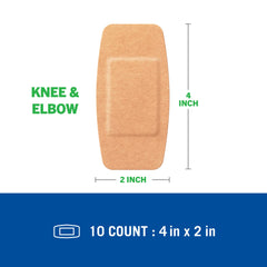 Nexcare™ Ultra Stretch Bandages CS103-CA, Knee & Elbow, 10/Pack