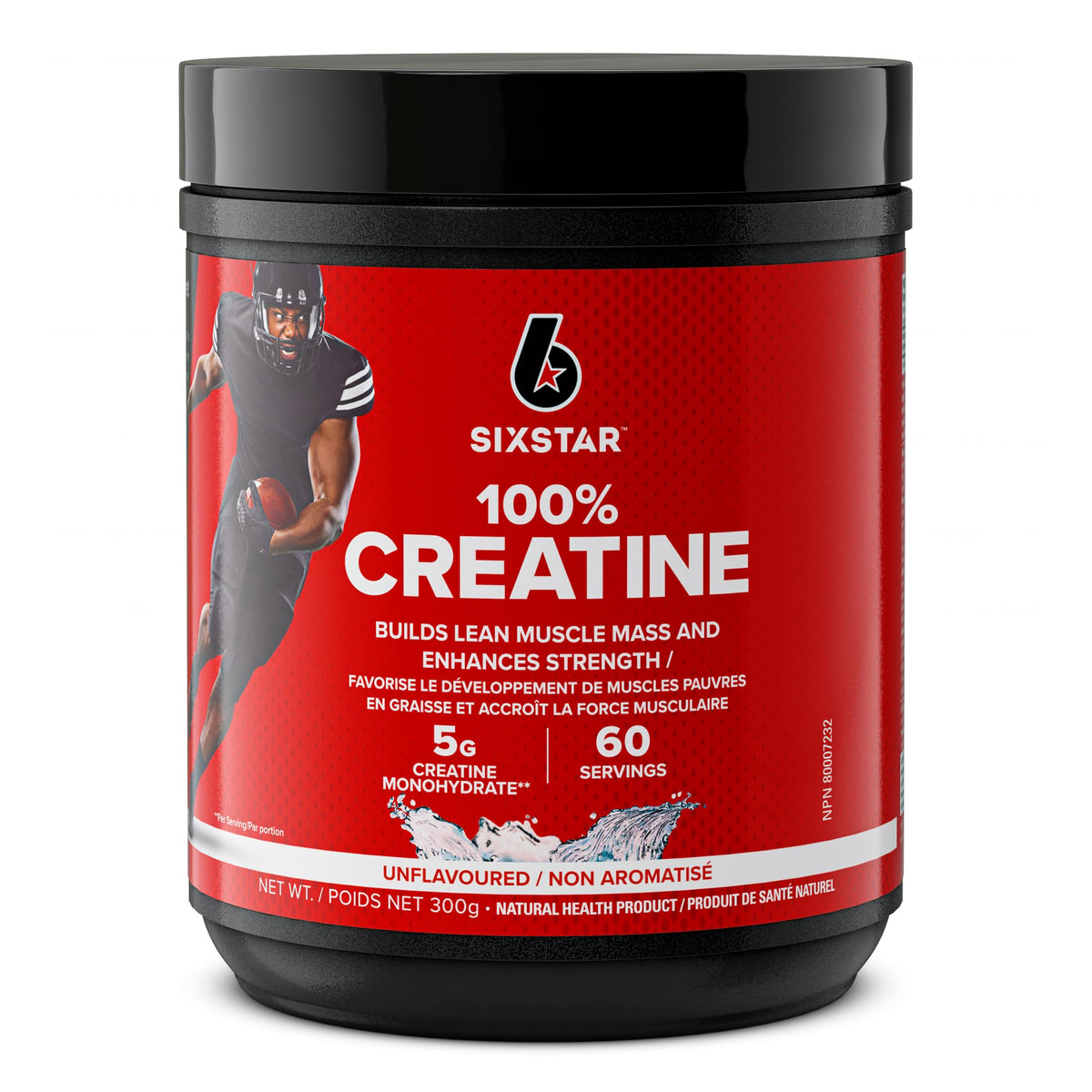 Six Star Creatine Monohydrate | Six Star Elite 100% Creatine Monohydrate Powder | Post Workout Muscle Recovery & Muscle Builder | Micronized Creatine Powder | | Unflavored (60 Servings)