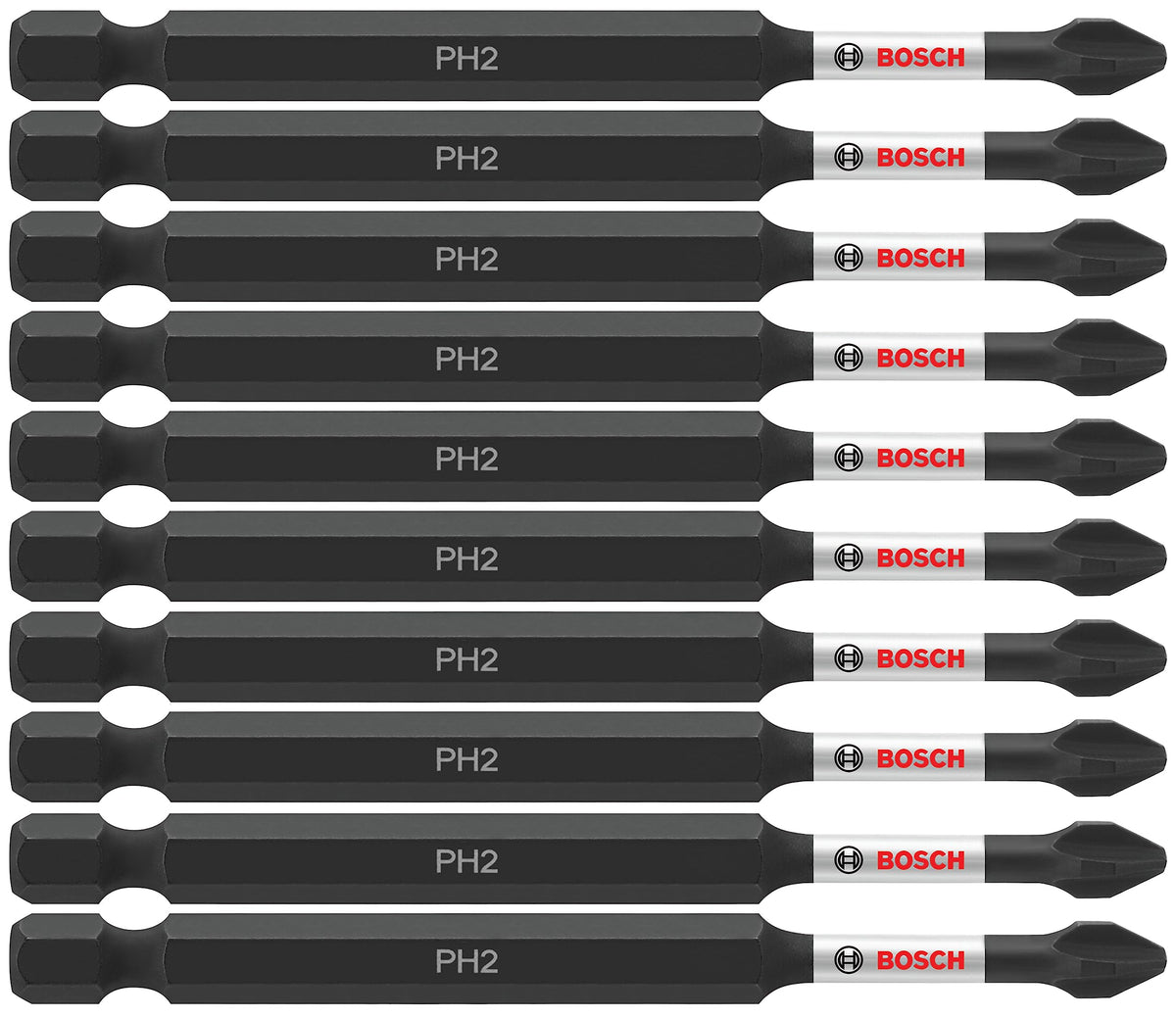 Bosch ITPH235B Impact Tough 3.5 in. Phillips #2 Power Bits