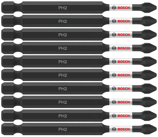 Bosch ITPH235B Impact Tough 3.5 in. Phillips #2 Power Bits