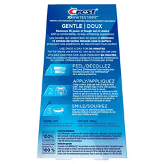 Crest 3D Whitestrips Gentle At-home Teeth Whitening Kit, 14 Treatments, Gently Removes 15 Years of Stains