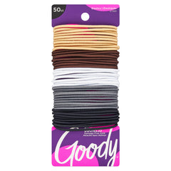 Goody Women's Ouchless 2 mm Elastics, Neutral, 50 Count