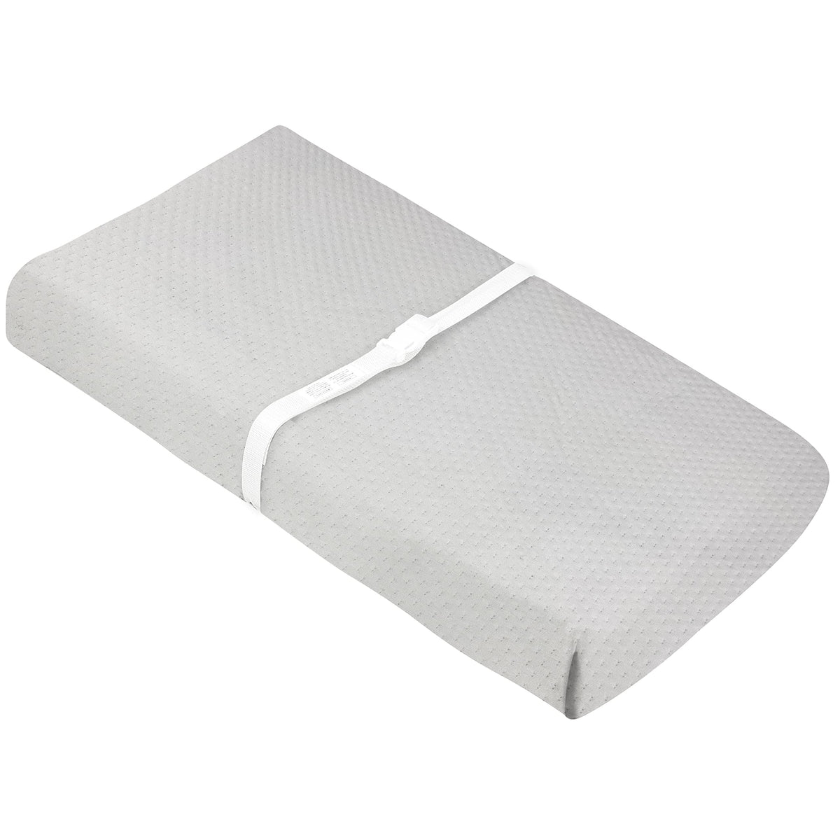 Kushies Baby Deluxe Soft Quilted Waterproof Change Pad Mattress Protector - Grey 17" x 33"