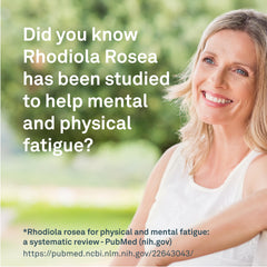 Organika Rhodiola 100mg 6:1 Extract- 3% Rosavins, 1% Salidroside- Adaptogen, Cognition Support, Mental Focus in Response to Stress- 60vcaps