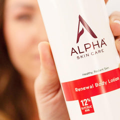 Alpha Skin Care Renewal Body Lotion with 12% Glycolic Aha, 12 oz.