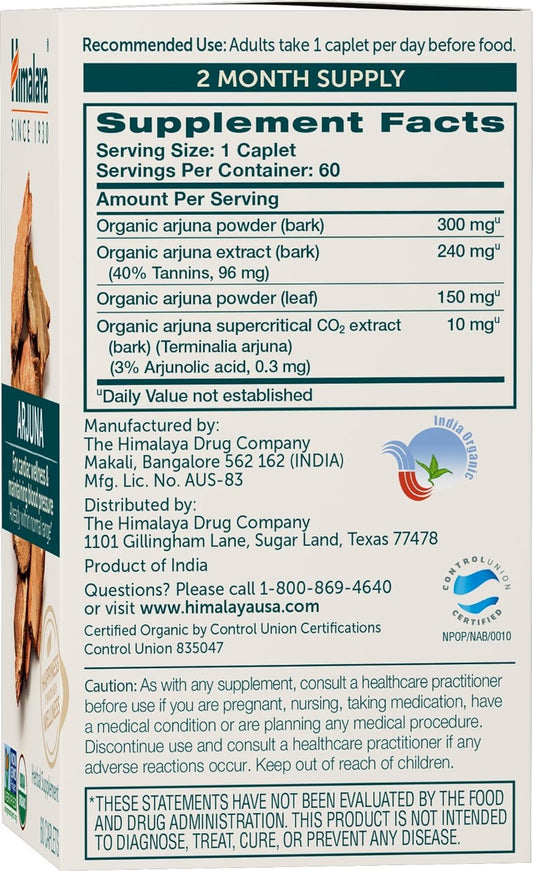 Himalaya Herbs - Arjuna 60ct