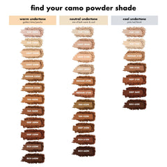 e.l.f. Camo Powder Foundation, Primer-Infused Buildable & Long-Lasting Medium-to-Full Coverage Foundation, Tan 425 N