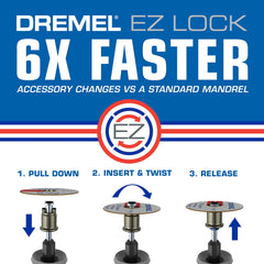 Dremel EZ544 1-1/2-Inch EZ Lock Wood Cutting Wheel