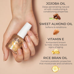 CND SolarOil Cuticle Oil, Natural Blend Of Jojoba, Vitamin E, Rice Bran and Sweet Almond Oils, Moisturizes and Conditions Skin