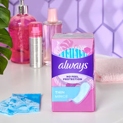 Always, Ultra Thin Daily Liners For Women, Regular Length, 216 Count Total Count (2 Packs of 108 Count)