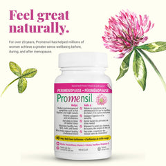 NEW Promensil Perimenopause | Women’s Natural Perimenopause Supplement| Hormone-Free] Multi-Symptom Relief | Reduces Hot Flashes & Night Sweats | Relieves Agitation & Nervousness | Healthy Hair, Skin and Nails | One-A-Day | 30 Tablets