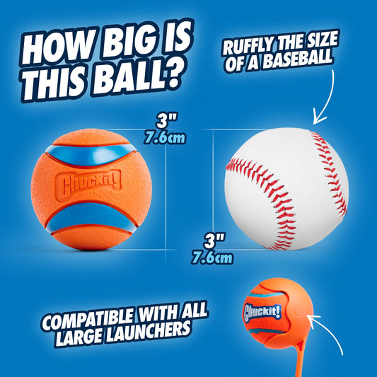 Chuckit! Ultra Ball, Large (3 Inch), 1 Count