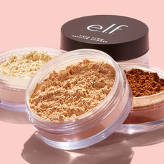 e.l.f. Halo Glow Setting Powder, Silky Setting Powder For Soft Glow Without Shine, Smooths Pores & Fine Lines, Vegan & Cruelty-Free, Light Pink