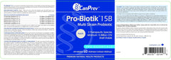 CanPrev Pro-Biotik 15B | 60 V-Caps I Helps Restore Natural Gut Flora