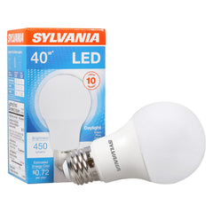 Sylvania, 40W Equivalent, LED Light Bulb, A19 Lamp, 1 Pack, Daylight, Energy Saving & Longer Life, Value Line, Medium Base, Efficient 6W, 5000K