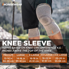 Incrediwear Sleeves - Knee Grey