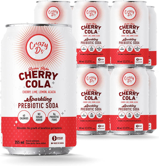 Crazy D's Prebiotic Soda - 12 x 355ml