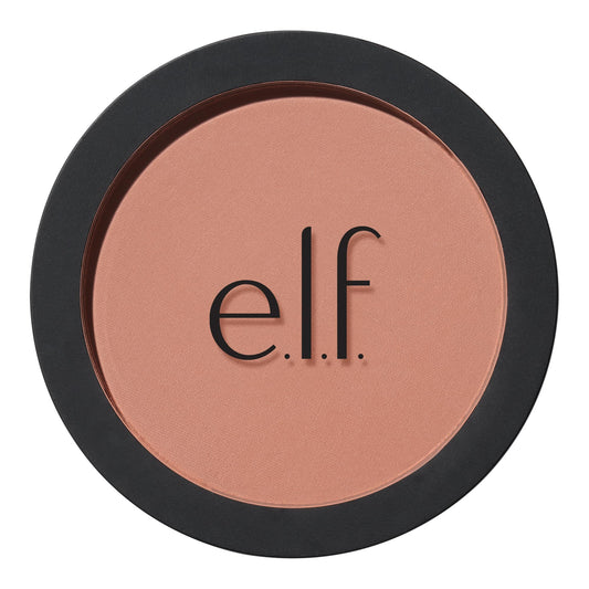 e.l.f. Primer Infused Blush, Long-wear 2-in-1 Powder Blush & Primer, Medium Coverage With A Matte Finish, Always Rosy