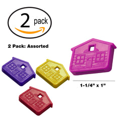 Lucky Line House Key Identifier Cap, Color May Vary, 2-Pack (16202)