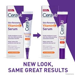 CeraVe 10% Pure VITAMIN C Serum for Face With Hyaluronic Acid | Skin Brightening Face Serum for dark spots with ceramides & Vitamin B5. Fragrance Free, Developed with dermatologists, 30mL