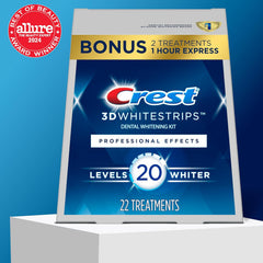 Crest 3D White Professional Effects Whitestrips Teeth Whitening Strips Kit