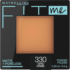 Maybelline New York Fit Me Matte + Poreless Powder Makeup, Toffee, 0.29 Ounce, 1 Count