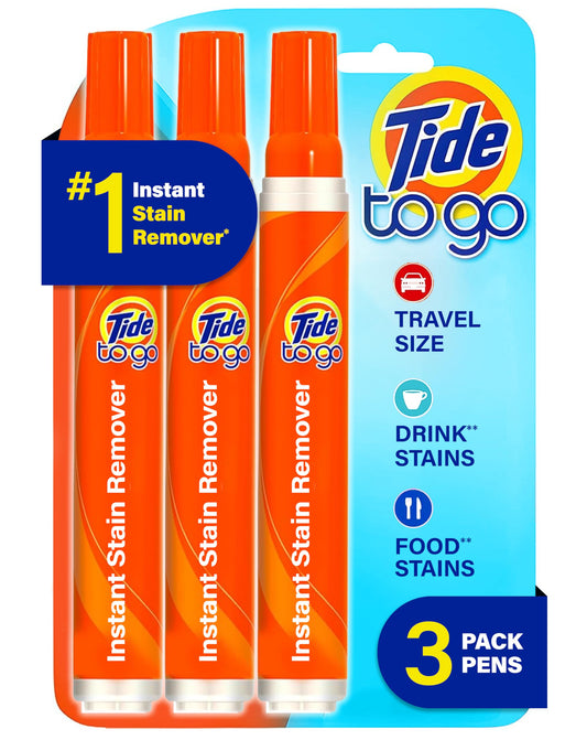 Tide To Go Instant Stain Remover Liquid Pen, 3 Count