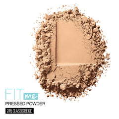 Maybelline New York Fit Me Matte + Poreless Powder Makeup, Classic Beige, 0.29 Ounce, Pack of 1