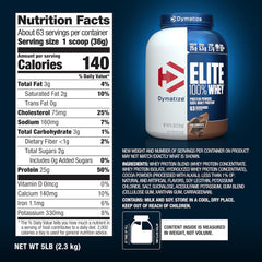 Dymatize Elite Whey - Rich Chocolate 5lb