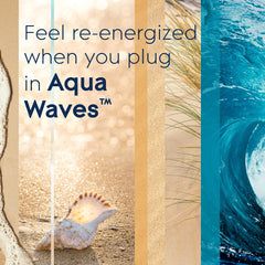 Glade PlugInsScented Oil Refill Aqua Waves, Essential Oil Infused Wall Plug In, 5 Count (Packaging May Vary)