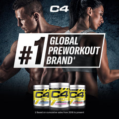 Cellucor C4 Original Pre Workout Powder - Sugar Free Preworkout Energy for Men & Women - 150mg Caffeine, Beta Alanine, Creatine - Pink Lemonade, 60 Servings