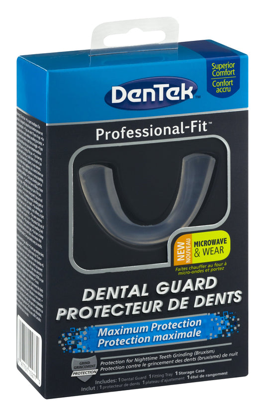 DenTek Professional Fit Dental Guard - 2 Pack - Mouth Guard for Grinding Teeth