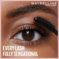 Maybelline New York Lash Sensational Washable Mascara, Midnight Black, 9.5 mL (Packaging May Vary)