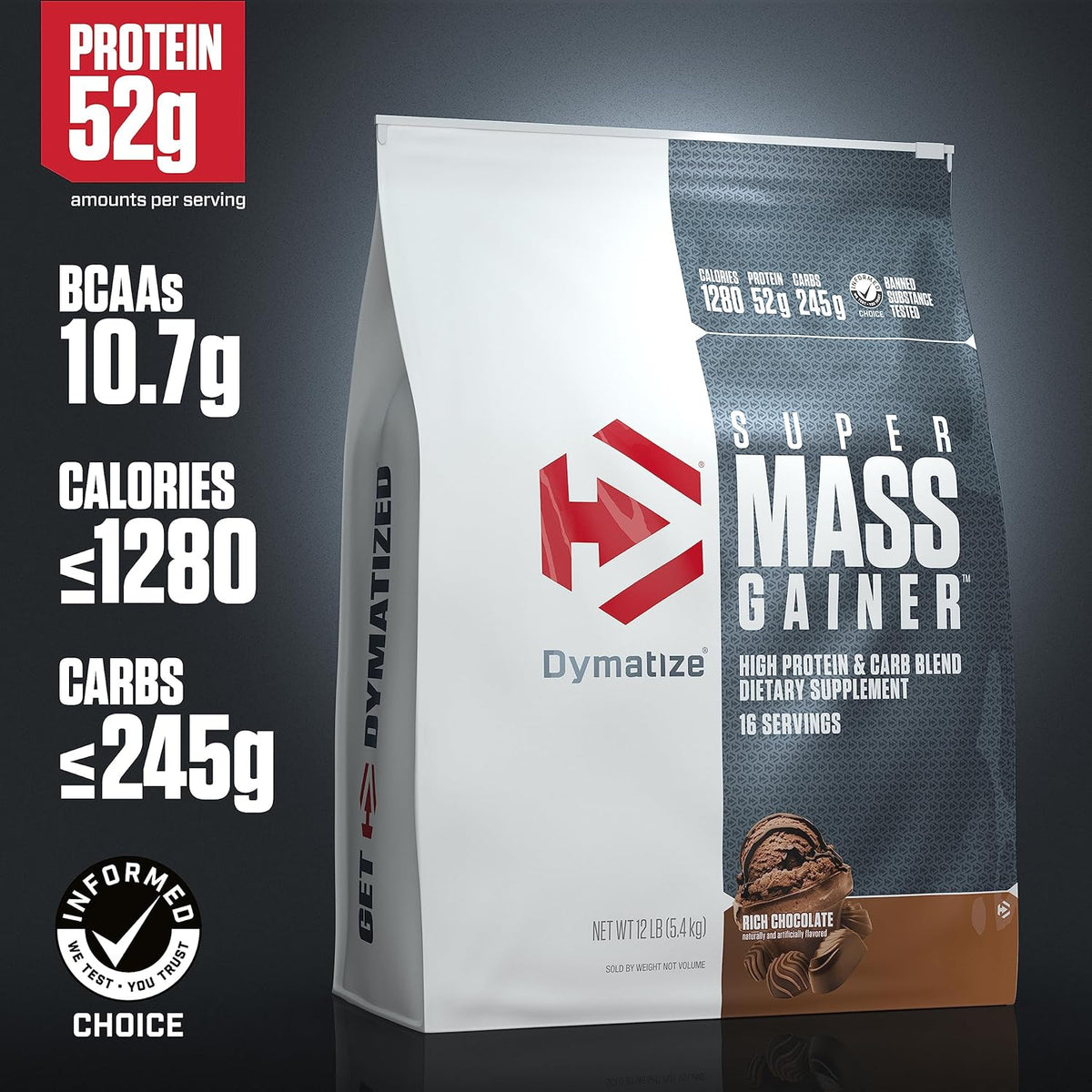 Dymatize Mass Gainer - 12lbs