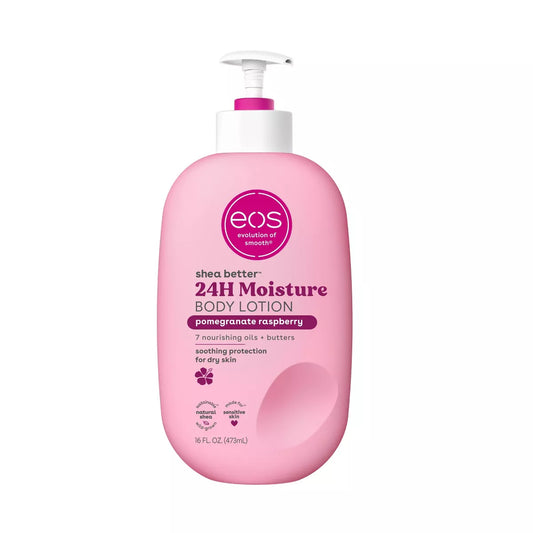 eos Shea Butter Body Lotion-  24-Hour Moisture Skin Care, Lightweight & Non-Greasy, Made with Natural Shea, Vegan, 16 fl oz