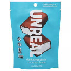 Unreal Multi-Serve Bags - Dark Chocolate Coconut Bars 6 x 120g