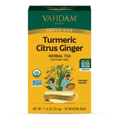 Vahdam Tea - Turmeric Ginger 6 x 18ct