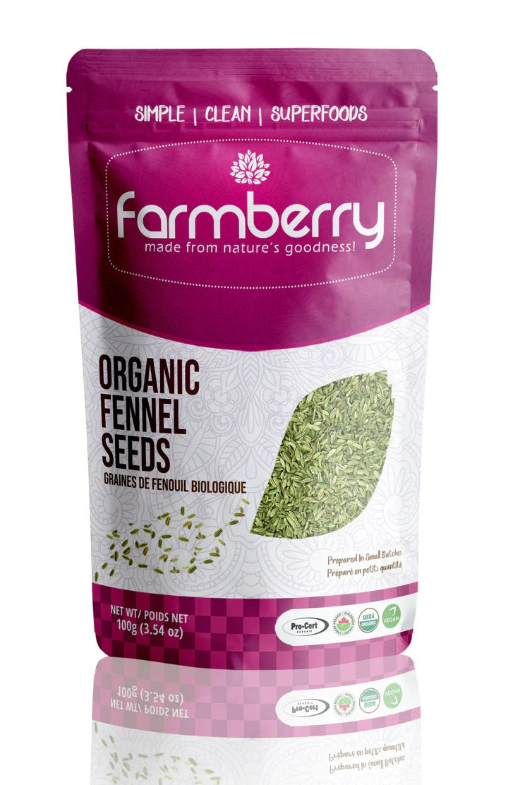 Farmberry - Organic Fennel Seeds 100g