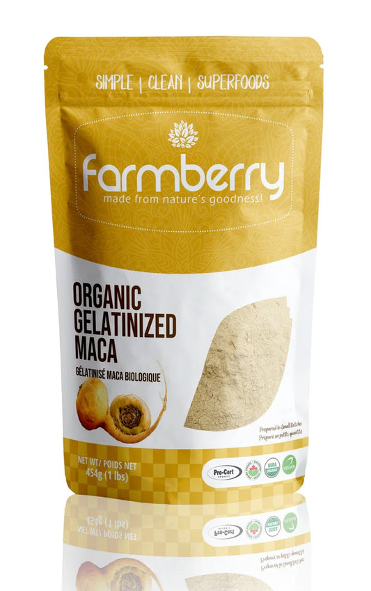 Farmberry Powder - Organic Maca Powder Gelatinized 454g